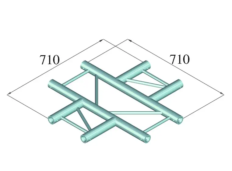 ALUTRUSS BILOCK BQ2-PAC41H 4-way cross piece 
